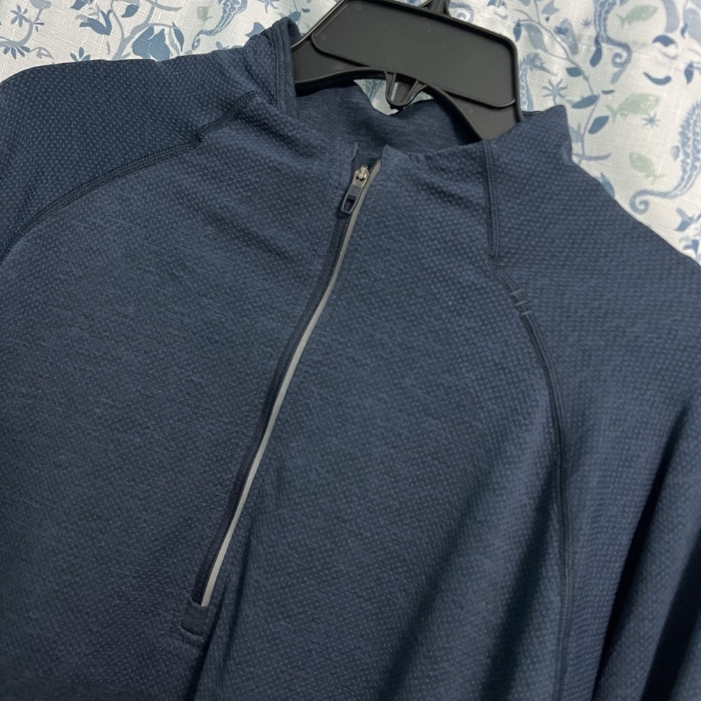 Lululemon Metal Vent Tech Quarter Zip Pullover Black Size L